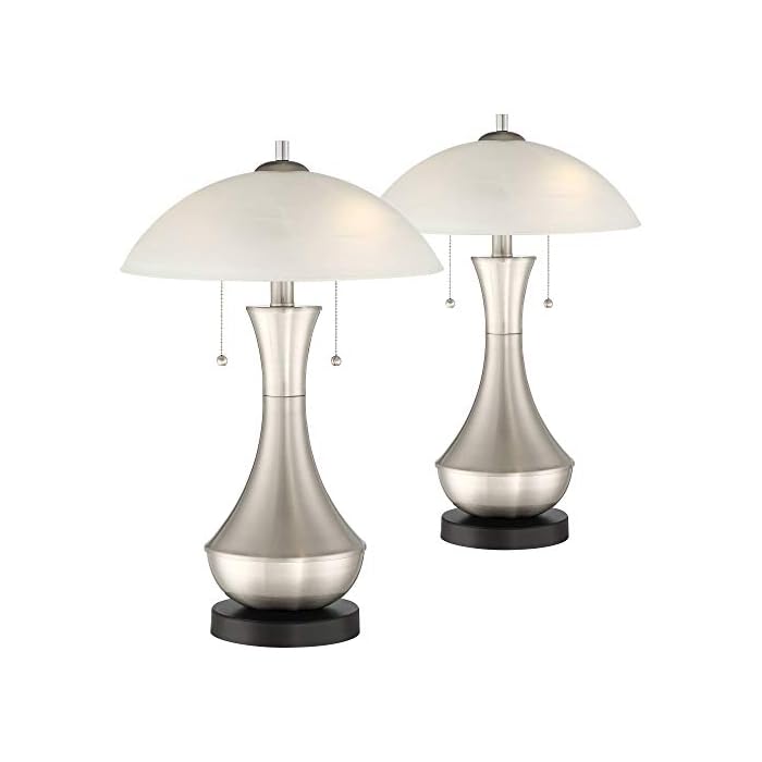Buy Simon Modern Contemporary Accent Table Lamps 21" High Set of 2 with