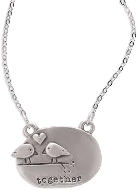 LISA LEONARD DESIGNS Pewter Pendant Necklace Minimalist Jewelry N...