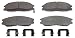 Wagner ThermoQuiet PD864 Ceramic Disc Pad Set, Front