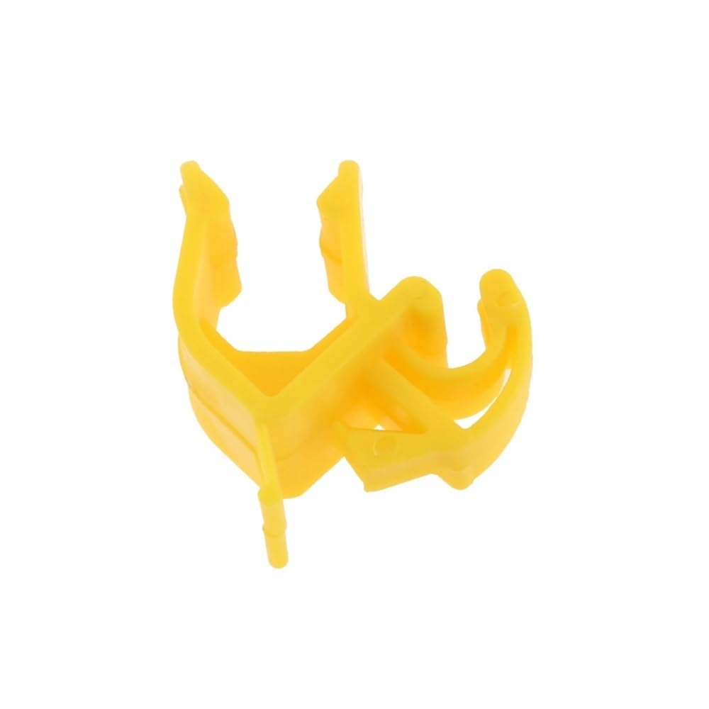 YTQMoreBNZ 1Pc Auto Rod Bonnet Retaining Clip For Ford Mondeo MA/MB/MC Series Ranger TKE PX Series Transit VM Series Yellow ABS Clips