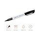 Amazon Basics Permanentmarker, Schwarz, 12er-Pack