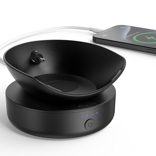 PlusAcc Batería para Spot - Base de Carga Portátil con Puerto de Salida USB-C, Accesorio de Sobremesa de Carga para iPhone y Spot (Spot no Incluido) (Negro)
