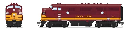 Broadway Limited 8340 EMD F3A, SOO 202A, Maroon & Imitation Gold, No-Sound/DCC-Ready, HO Scale
