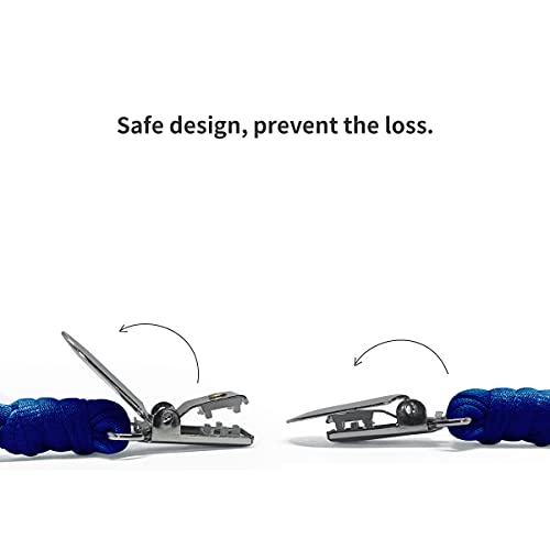 Habadeer Baby Pacifier Clips For Girls And Boys  4 Pack,100% Handmade Braided,Universal All Pacifiers #TOP3