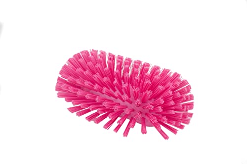 Image of SPARTA Tank and Kettle Scrub Brush Heavy-Duty Tile Brush, Color-Coded and Handle Compatible (Sold Separately) for Optimal Access In Spacious Containers, Plastic, 5.5 X 9.5 Inches, Pink