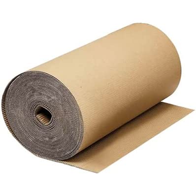 FLASHPRIX Rollo Cartón Ondulado para Pintor, perfecto para Cubrir Suelo, Protector de Muebles, 90cm x 25m Cover