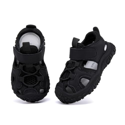Image of BMCiTYBM Baby Boy Girl Closed Toe Summer Toddler Sandals Lightweight Shoes Infant Non-Slip First Walking Sneakers 6 9 12 18 24 Months 2-3 Years