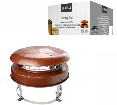 DEF762076 Chimney Cowl, Terracotta, Diameter 32cm x Height 15.5cm