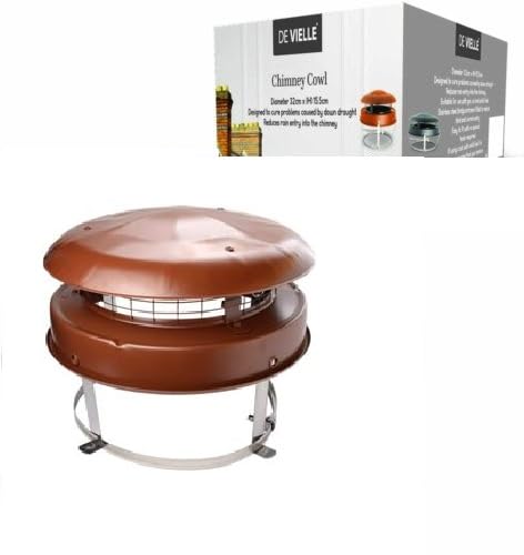 DEF762076 Chimney Cowl, Terracotta, Diameter 32cm x Height 15.5cm