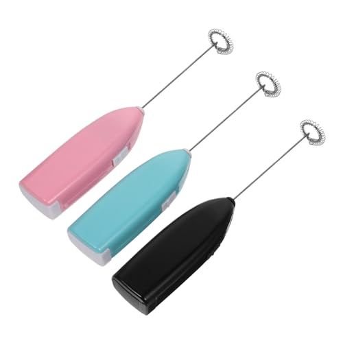 OUNONA 3 Pcs Epoxy Mixer Hand Held Blender Stick Electric Tumbler Mixer Handheld Blenders Mini Electric Whisk Epoxy Tumbler Mixing Blender Handheld Drink Mixer Blender Portable Plastic