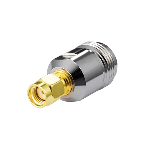 Adaptador RP-SMA Macho a N-Hembra 2 Piezas miniatura 3