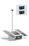 Ring Mobile Security Tower with iLOQ - Solar Kit + 2x Battery - Ring Elite 360 camera, Retinal 4K, jobsite security, solar power, backup battery, security trailer