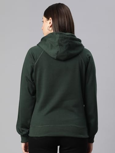 Image of ADBUCKS Women's Cotton Winter Jacket Sweatshirts Casual Drawstring Clothes Pullover Hoodie With Kangaroo Pocket Ii Womens Jacket Ii Winter Sweater Hoodie For Women & Girls