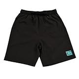 [よつば洋品店オリジナル] サーフパンツ インナー付き 水着 UPF50＋ 子供(140/ブラック) 【QO-YY583】