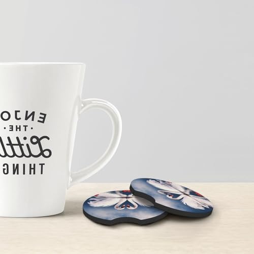 Set de 2 Posavasos Antideslizantes para Auto miniatura 4