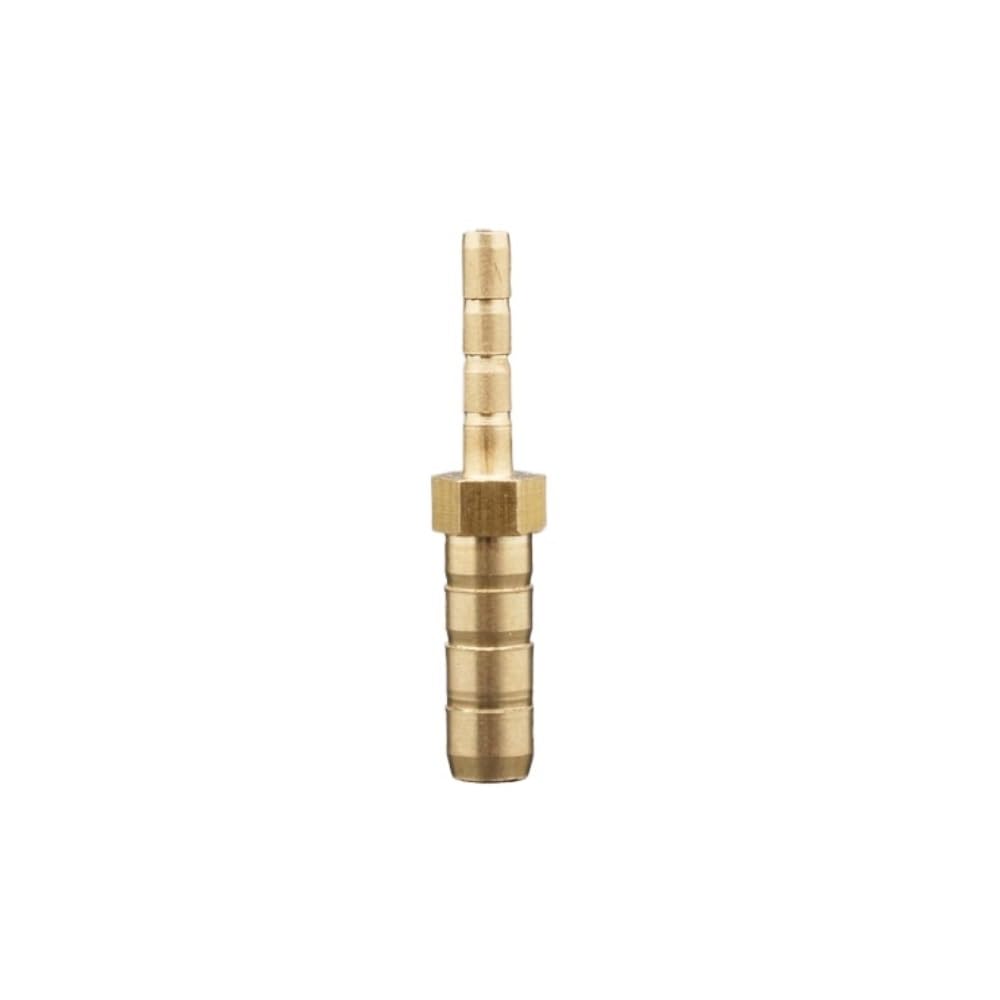 Pipe Connector Hose Barb Hosetail Straight Reducing, Copper Pipe Reducer Fitting, Gas Barbed Coupler Connector(6 * 4mm)
