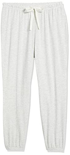 Image of Amazon Essentials Women's Drawstring Pajama Jogger Lounge Pants, Lightweight Terry, Plus Size