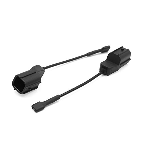 uxcell 2Pcs Plastic Car Horn Speaker Adapter Wiring Harness Pigtail Socket for Honda