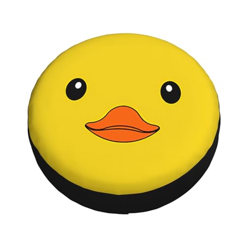 Image of Cute Duck Spare Tire Cover Universal Wheel Tire Cover Funny Cartoon Duck Tire Protectors for Travel Trailer Rv SUV Truck Camper and Many Vehicle 15 Inch