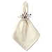 DII Christmas Thanksgiving Holiday Tabletop Décor Collection Decorative Napkin Ring Holder Set, 4