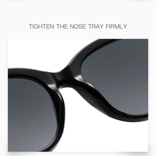 Lunettes de soleil œil de chat rondes pour en finir avec l'éblouissement UV400