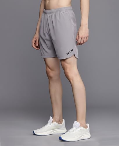 Image of BULLAR Premium Polyester Training Shorts Combo, Gym wear, Running, Sports,Workout Dryfit, Quick Dry Shorts with Drawstring