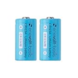 enevolt basic エネボルト CR123A 3V 電池 1600mAh リチウム電池 乾電池 カメラ 懐中電灯 キュリオロック ビデオ 2本 2個 (2本セット)