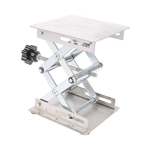 Regulowany stół do frezowania ze stali nierdzewnej 200 x 200 mm do obróbki drewna i grawerowania, precyzyjne akcesoria do cięcia i rękodzieła, platforma narzędziowa warsztatowa