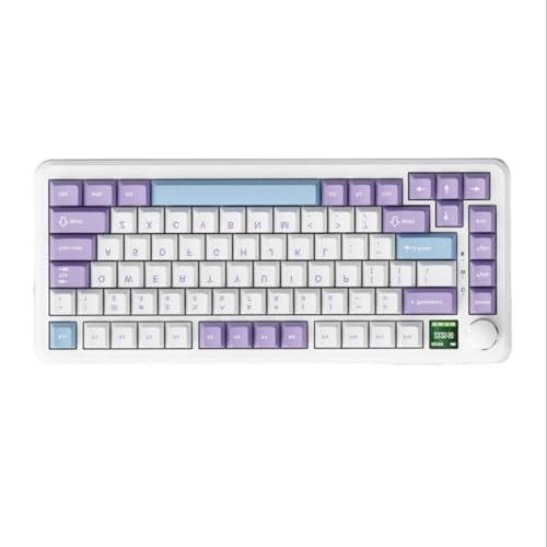 ���C���C���[���C�����X RGB ���J�j�J���L�[�{�[�h�K�X�P�b�g�\���t���L�[�z�b�g�X���b�v�\ AK820MAX �ƌ݊���(Three Mode Pruple)