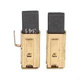 Kit de remplacement compatible : 2 balais de charbon conçus pour les applications BE 620 et BE 622 SR, numéro de pièce correspondant 316033730 et adapté pour les moteurs de perceuse, de raboteuse, de perceuse et de scie.