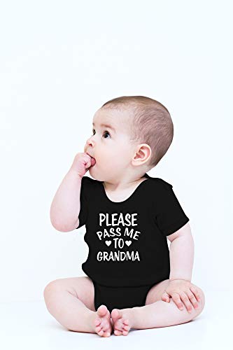 CBTwear Please Pass Me To Grandma Baby Bodysuit Funny Infant Outfit Cute Newborn Clothes Unisex Romper