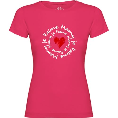 T-Shirt Mamy Je t'aime Coton Rose : Portez l'Amour de vos Petits-Enfants