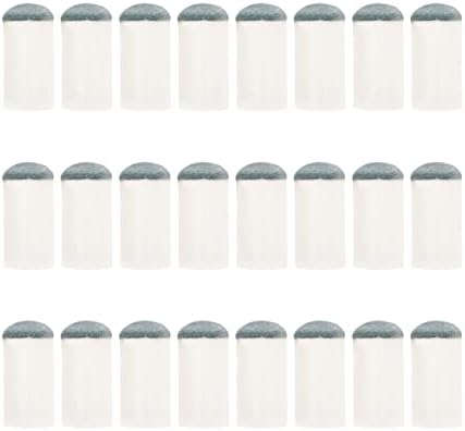 LLMSIX 24 Pieces 13 Mm Pool Cue Tips Pool Stick Tips Slip on Cue Tips Replacement Pool Table Accessories for Pool Stick Billiard Cue Tips Replacements for Pool Cues and Snooker(Blue)