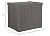 Suncast 22-Gallon Small Deck Box - Lightweight Resin Indoor/Outdoor Storage Container and Seat for Patio Cushions and Gardening Tools - Store Items on Patio, Garage, Yard - Stone Gray, Made in the USA