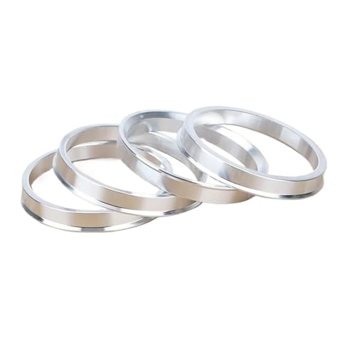 Espaciadores de rueda Juego 4 Anillos Centrado Para Cubo Rueda Aleación Aluminio 56,1 A 67,1, 72,6 A 66,1, 67,1 A 66,1 Y 66,1 A 60,1 Mm Separadores Ruedas(66.1-60.1mm)