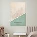 Mogadishu Somalia Map Poster Vintage Print Modern Wall Prints Abstract Geometric Minimalist Art Framed Canvas Prints For Office Bedroom Wall Decor Frame 16x24inch(40x60cm)