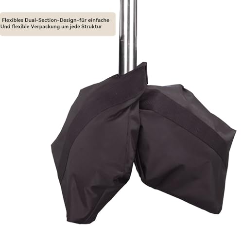 Contrapeso antiviento para toldo de playa y camping en jardín con práctico diseño triangular 5