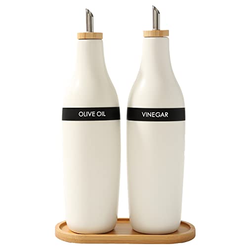 Ceramic Oil and Vinegar Dispenser Set