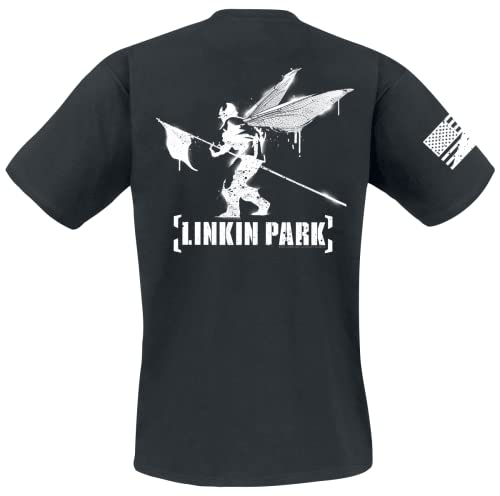 T-Shirt Di Linkin Park - Flag - S A 4XL - Unisex - Nero - 3