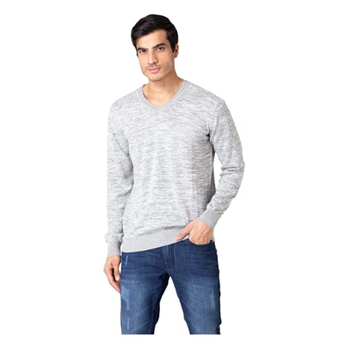 Image of Allen Cooper Solid Sweater for Men