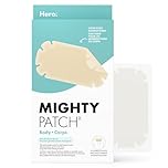 Hero Cosmetics Mighty Patch Body – The XXL Hydrocolloid Patch for Large Breakout Areas, Suitable for Sensitive Skin, 4 Count