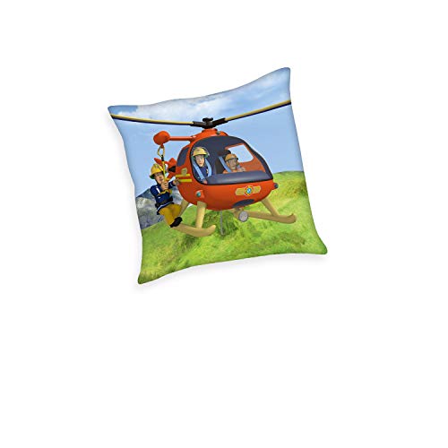 Herding Sam Le Pompier Coussin Décoratif, Polyester, Multicolore, 1 Unité (Lot de 1)