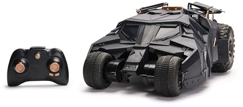 DC COMICS - BATMAN - Batmobile Tumbler RC oficial - Carro Radiocontrol escala 1:15 edição especial Dark Knight Trilogy 85 aniversário - brinquedos crianças 4 anos - presente menino 4 anos