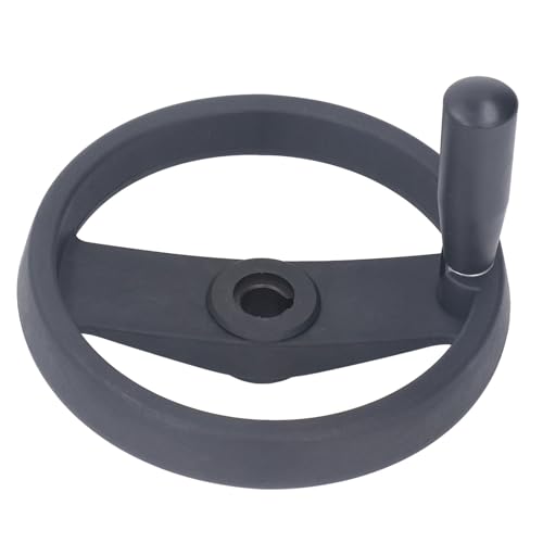 Hand Wheel, 200x18mm Standard Insulation Plastic Handwheel with Removable Handle, Enhance Machinery Control, for Lathe Milling Grinding Machine