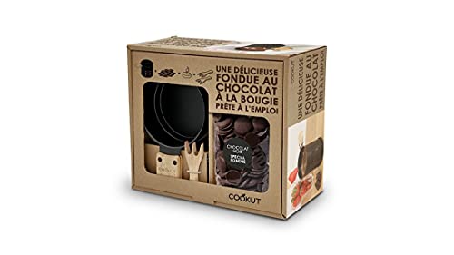 Kit fondue chocolat noir-Noir
