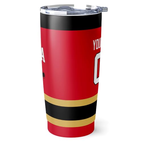 Image of ANTKING Ottawa Tumbler 20oz Custom Name Number Travel Mug Gifts | Stainless Steel Insulated Coffee Cup for Men Women