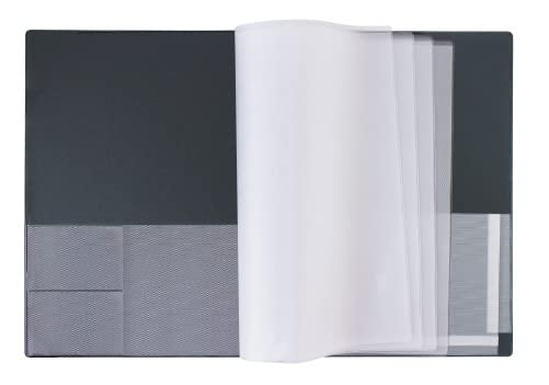 Amazon.co.jp: A4証券ファイル 縦型 32cm×23cm×2.5cm A4サイズ中袋4