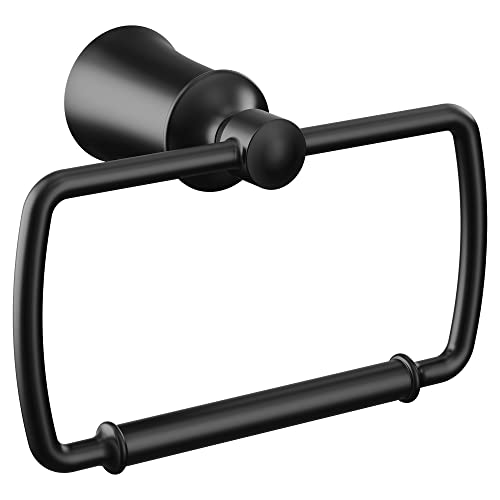 Moen Dartmoor Matte Black Decorative Hand Towel Holder, YB2186BL - image 1