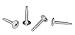 #8 x 1" Phillips Modified Truss Head Self-Drilling Tek Screw, Zinc-Plated Steel for Sheet Metal Attaches Wire Lath to Metal Studs - Box of 100