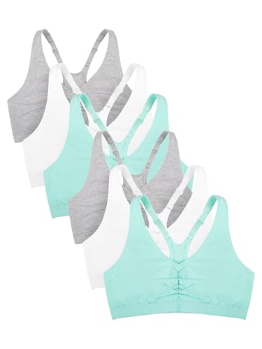 Image of Fruit of the Loom Women's Adjustable Shirred Front Racerback Sports Bra Multi Packs!
